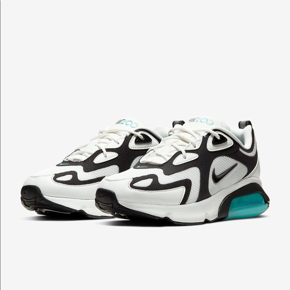 Nike Air Max 200 Women's White/Black Sneaker Nike Air Max 200 Women's White/Black Sneaker